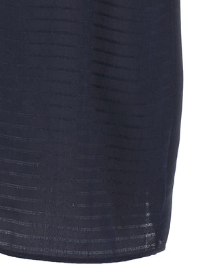 Saint Laurent Blaues Poloshirt aus Seide
