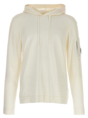 C.P. Company Weißes Baumwoll-Sweatshirt