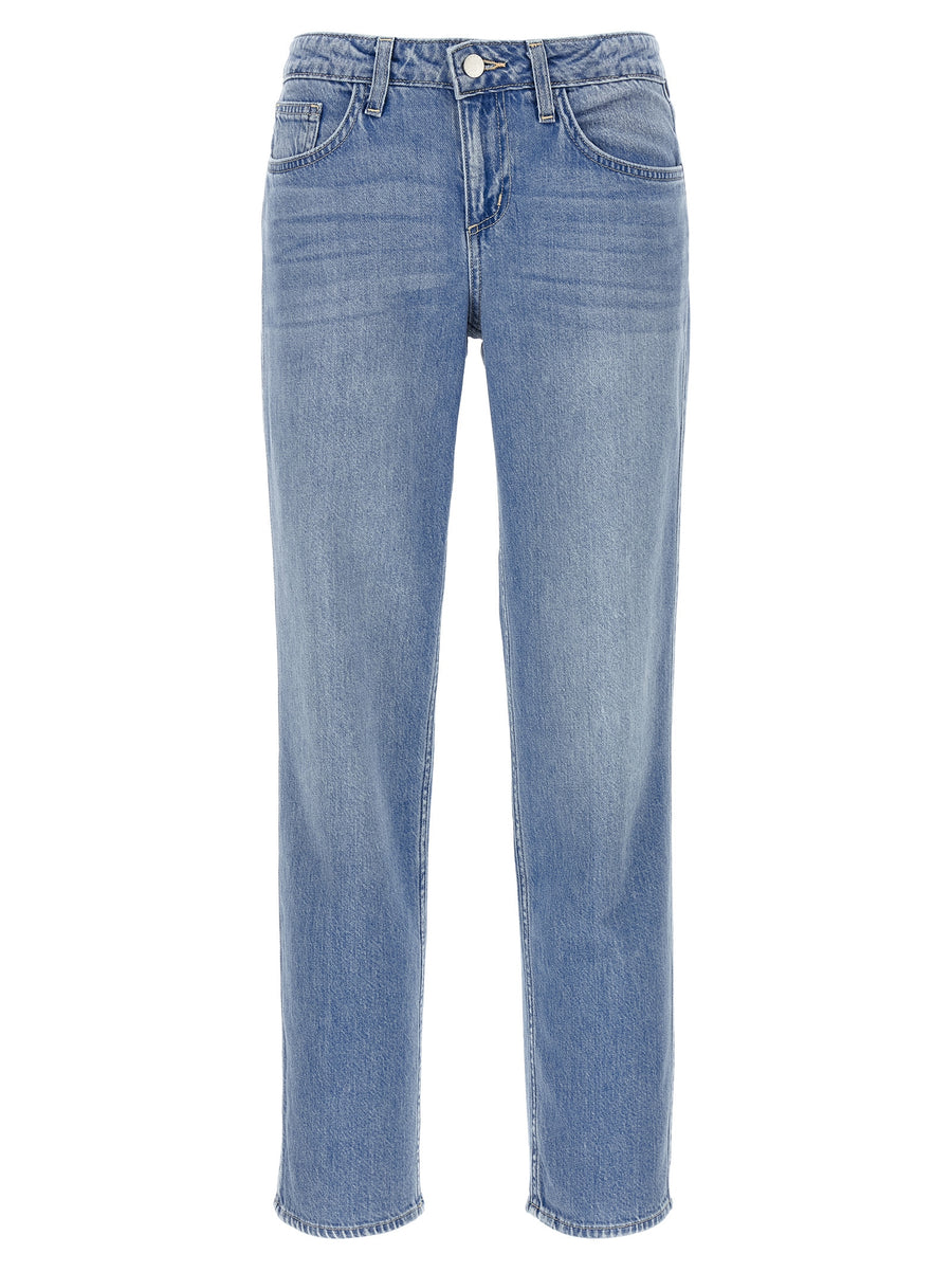 L'Agence Blaue Jeans aus Baumwolle im geraden Schnitt