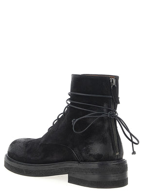 Marsell Schwarze Chelsea Boots aus Baumwolle