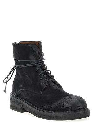 Marsell Schwarze Chelsea Boots aus Baumwolle