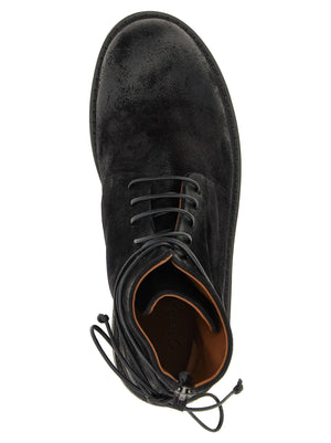Marsell Schwarze Chelsea Boots aus Baumwolle