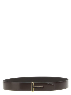 Tom Ford Brauner Kalbsleder Gürtel Regular