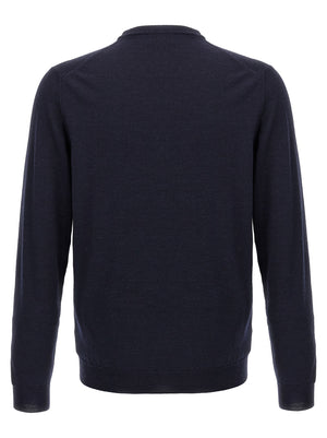 ZANONE Blauer Cardigan aus Schurwolle