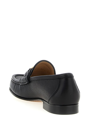 Valentino Garavani Schwarze Loafer aus Büffelleder zum Hineinschlüpfen