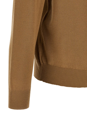 Fendi Beige Virgin Wool Cardigan