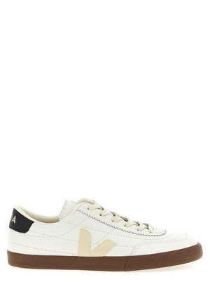 Veja Zweifarbige Sneaker aus echtem Leder