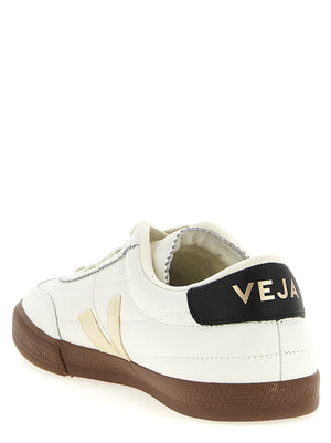 Veja Zweifarbige Sneaker aus echtem Leder