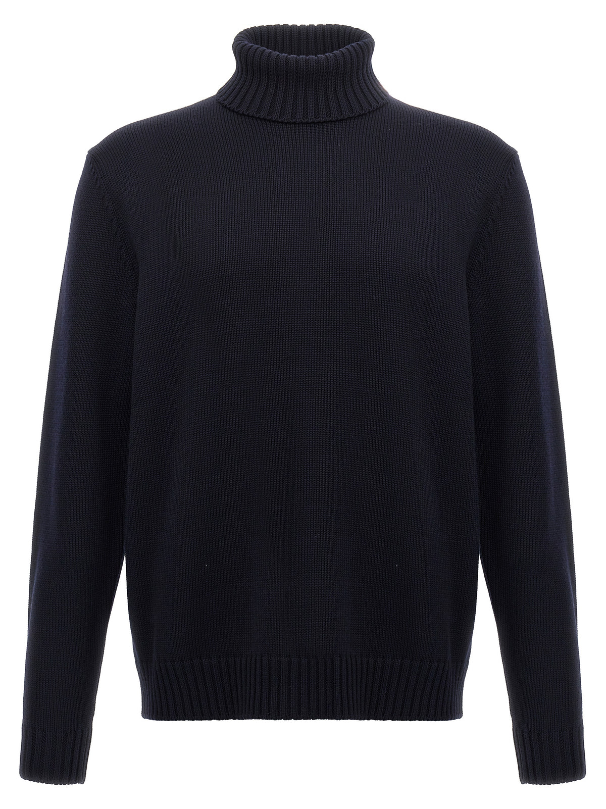 ZANONE Blauer Cardigan aus Schurwolle