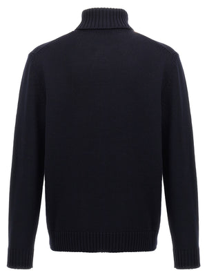 ZANONE Blauer Cardigan aus Schurwolle
