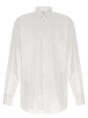 Dries Van Noten Weiße Baumwollbluse