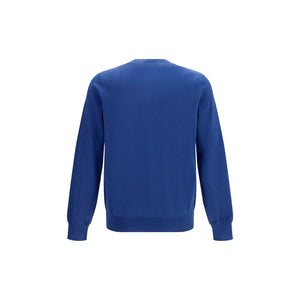 Brunello Cucinelli Blauer Baumwoll-Sweatshirt
