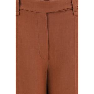 Brunello Cucinelli Braune Viskose-Freizeithose