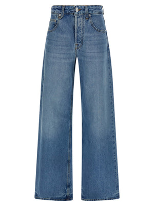 Jacquemus Blaue Baumwolljeans Denim