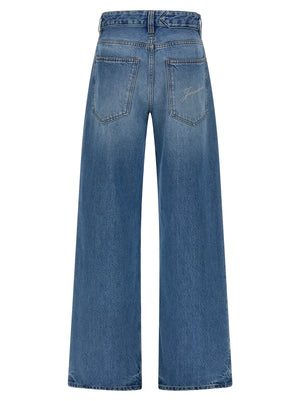 Jacquemus Blaue Baumwolljeans Denim