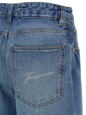 Jacquemus Blaue Baumwolljeans Denim