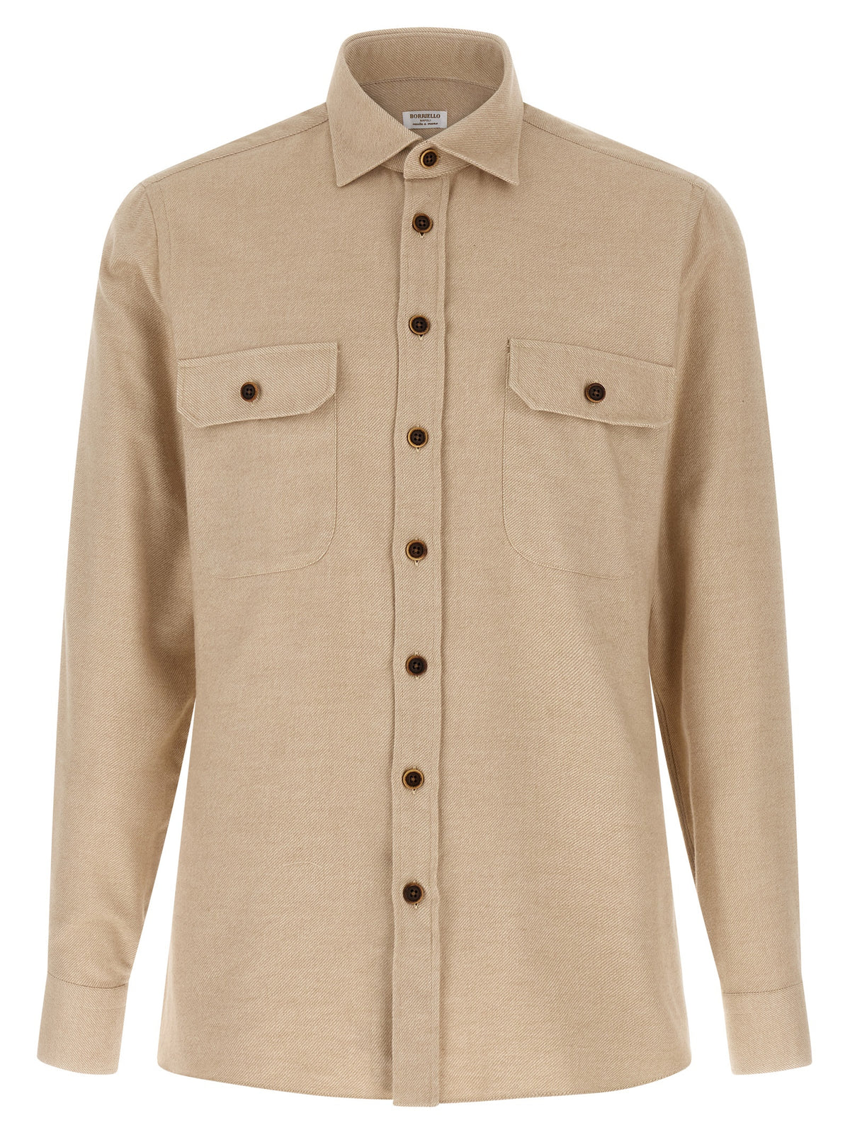 BORRIELLO Beige Cotton Blouse