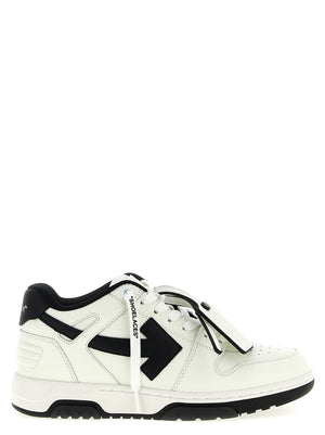 Off-White Bicolor Recycled Polyester Sneakers