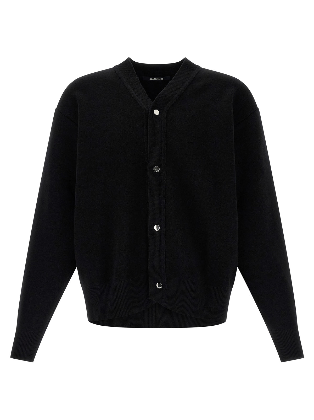 Jacquemus Schwarzer Cardigan aus Merinowolle