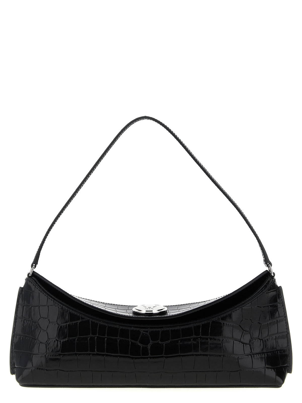 Jacquemus Schwarze Kalbsleder-Schultertasche