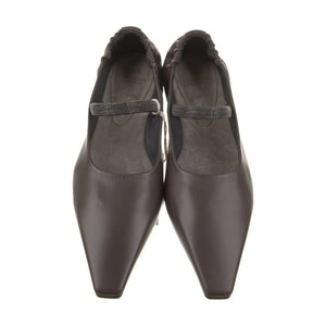 Brunello Cucinelli Ballerinas aus braunem Leder