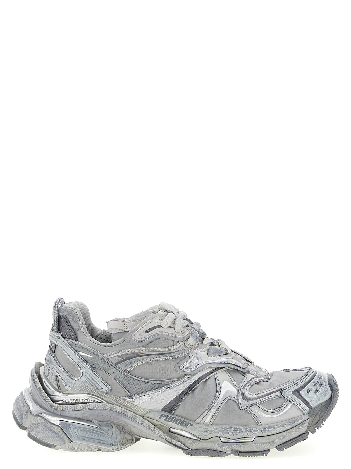 Balenciaga Graue Sneaker aus Polyethylen im Athletic-Stil