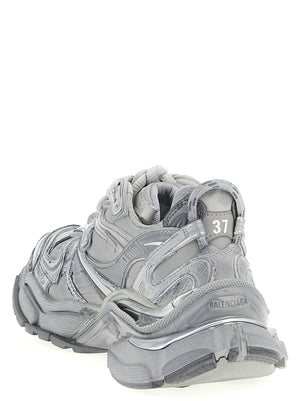 Balenciaga Graue Sneaker aus Polyethylen im Athletic-Stil