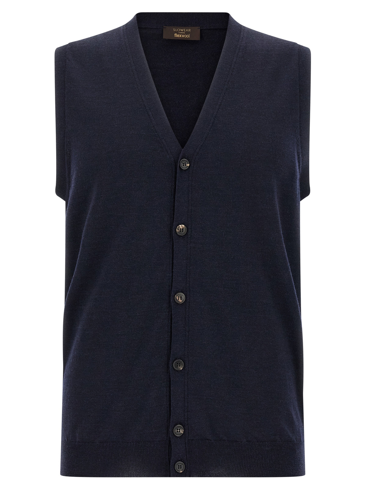 ZANONE Blauer Cardigan aus Schurwolle