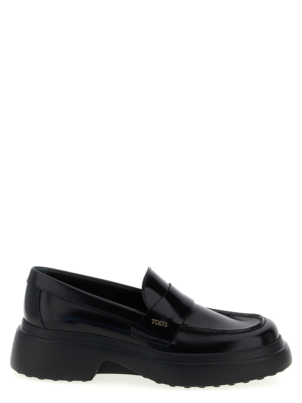 Tod's Schwarze Loafer aus Kalbsleder zum Hineinschlüpfen
