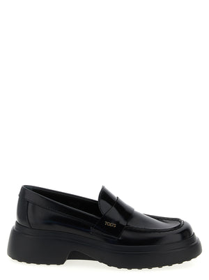 Tod's Schwarze Loafer aus Kalbsleder zum Hineinschlüpfen
