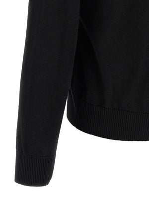Fendi Schwarzer Cardigan aus Schurwolle