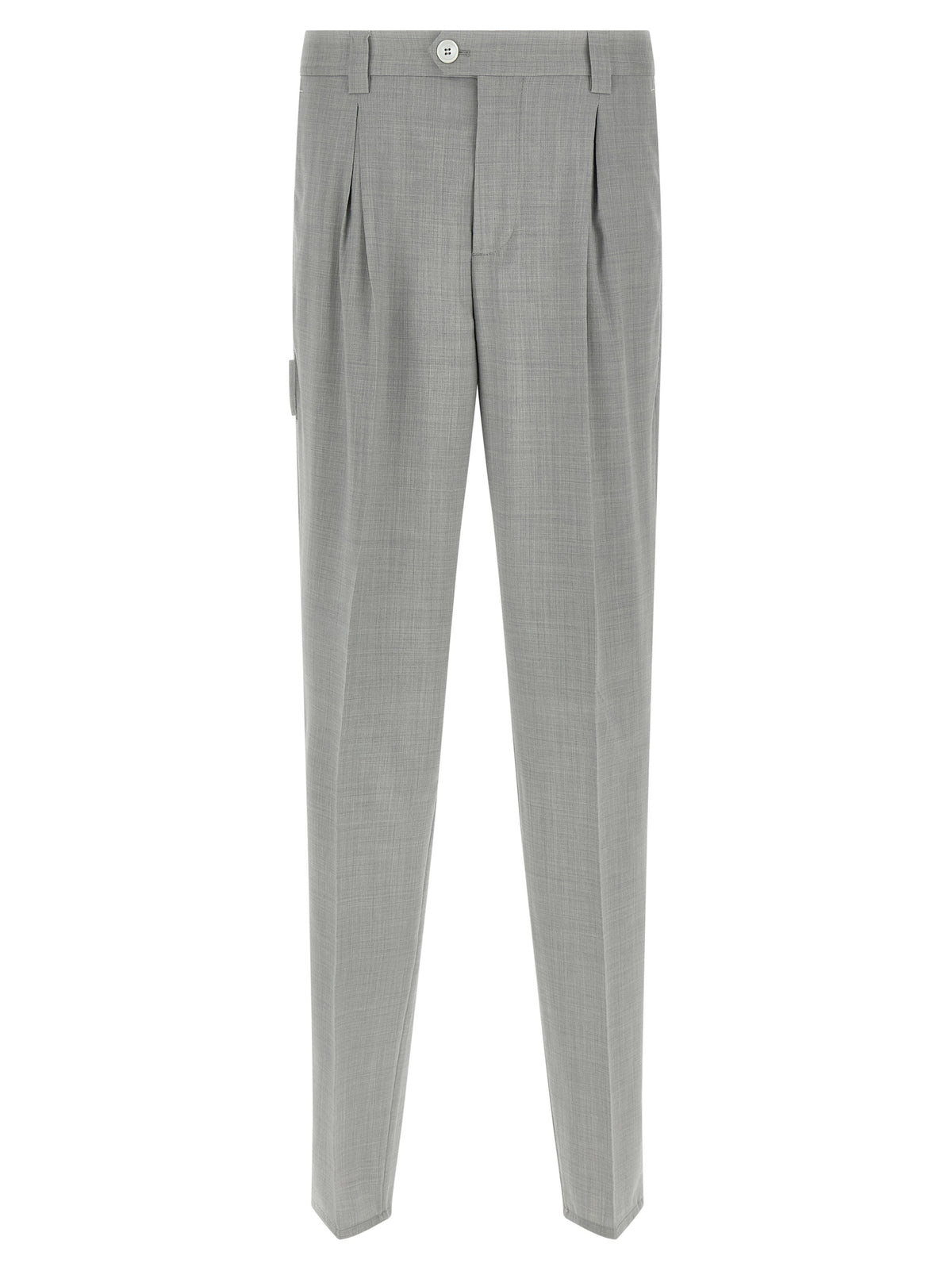 Brunello Cucinelli Graue Hose aus reiner Schurwolle