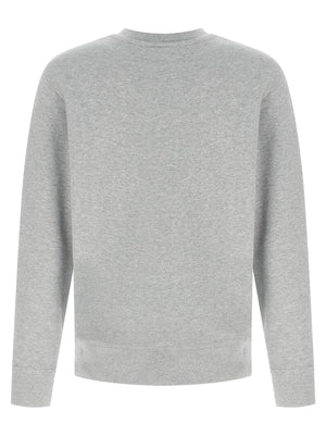 Maison Kitsuné Grauer Baumwollpullover