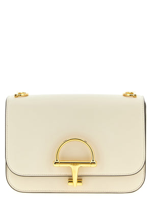 Gucci Weiße Kalbsleder-Schultertasche