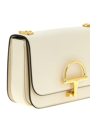 Gucci Weiße Kalbsleder-Schultertasche