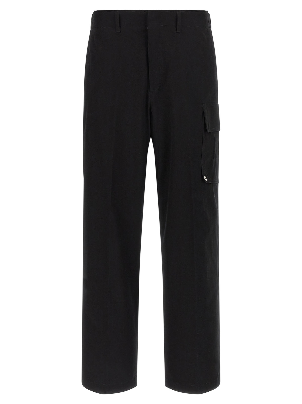 Fendi Schwarze Cargo-Hose aus Baumwolle