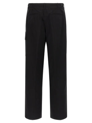 Fendi Schwarze Cargo-Hose aus Baumwolle