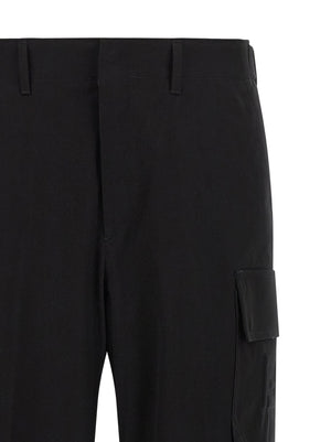 Fendi Schwarze Cargo-Hose aus Baumwolle