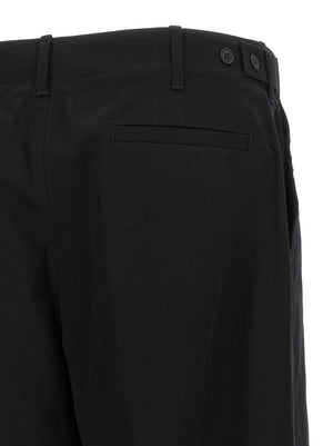 Fendi Schwarze Cargo-Hose aus Baumwolle