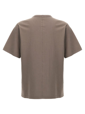 Rick Owens Graues Baumwoll-T-Shirt