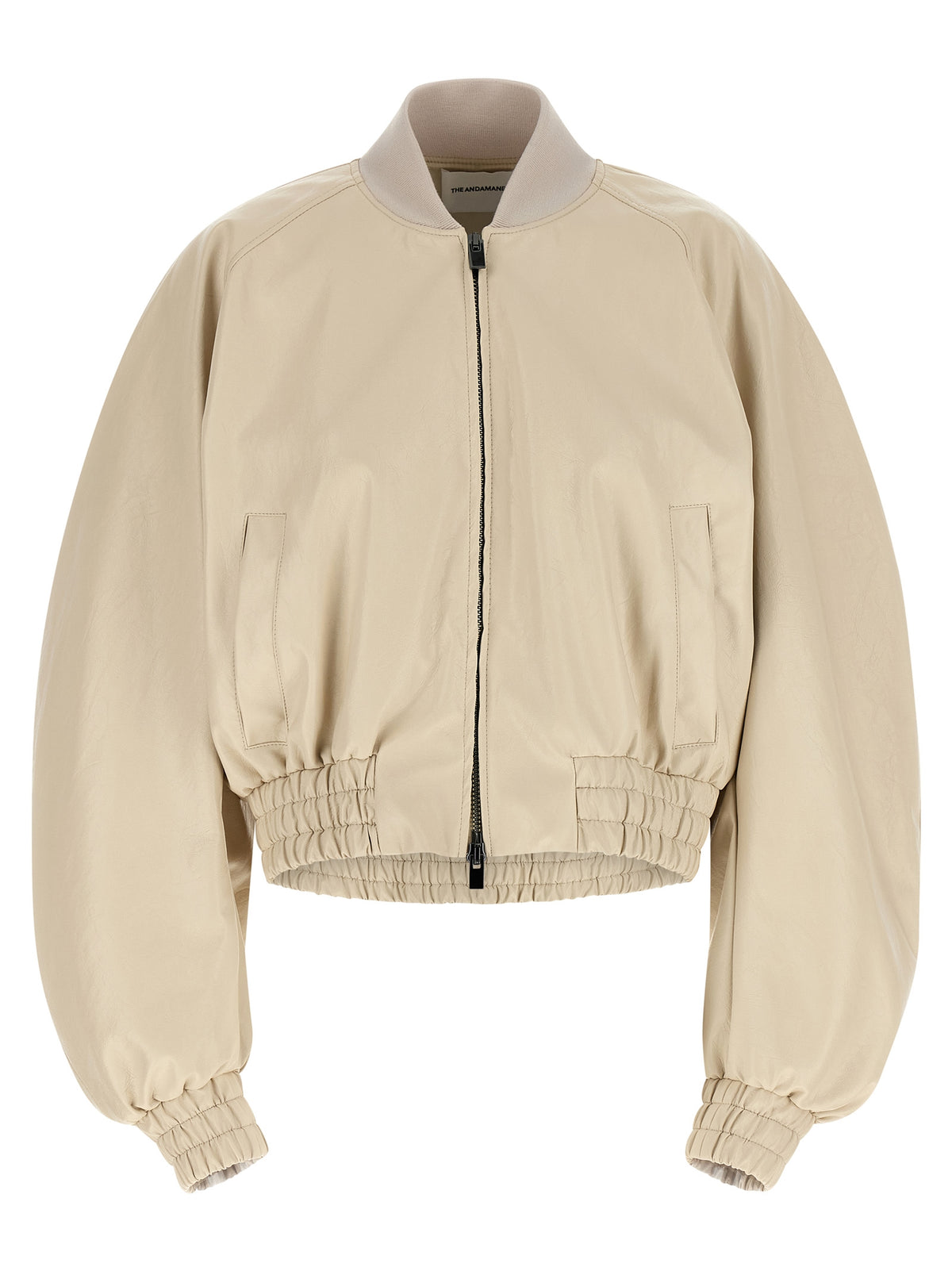 The Andamane Beige Polyethylen Bomberjacke