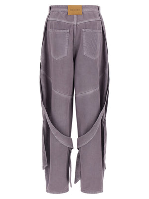 The Attico Violette Cargohose aus Baumwolle