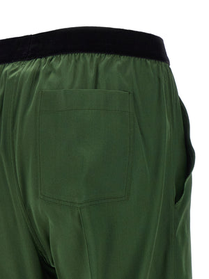 Tom Ford Zweifarbige Seiden-Freizeithose