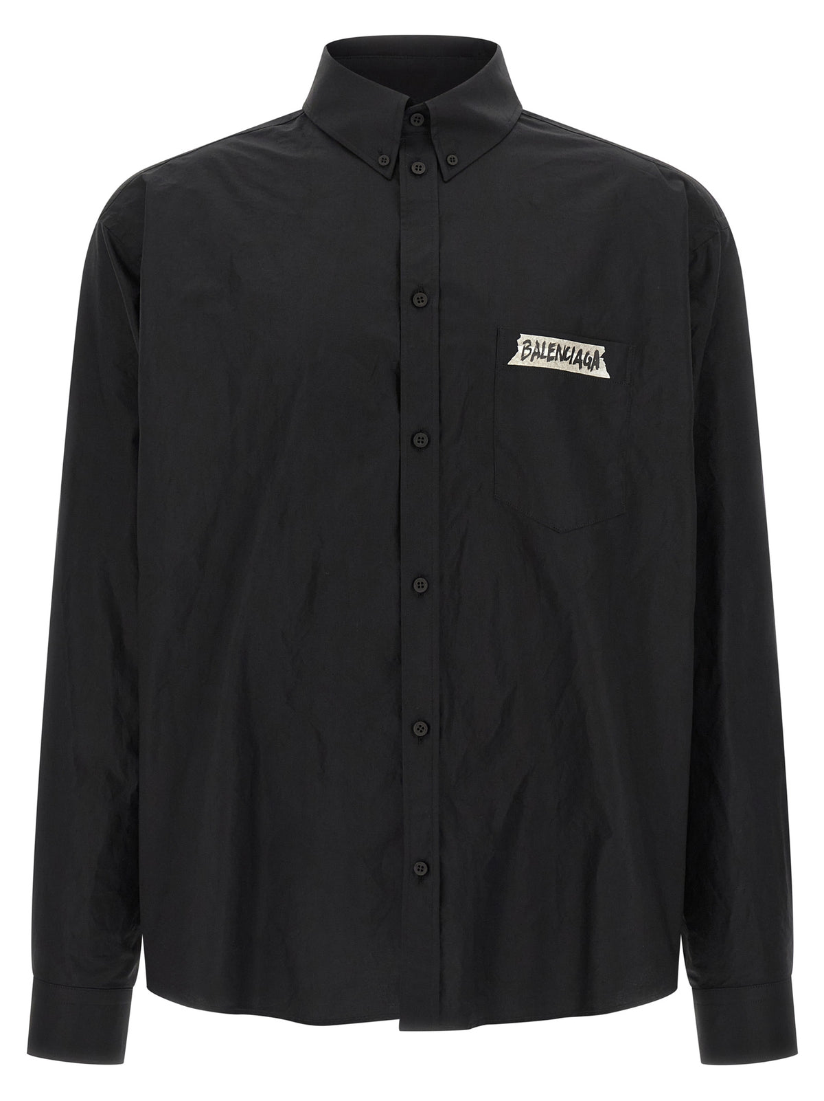Balenciaga Schwarze Baumwollbluse