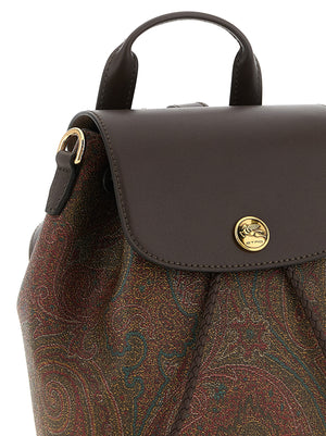 Etro Mehrfarbiger Rucksack aus Baumwolle