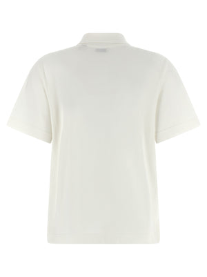 Burberry Weißes Poloshirt aus Baumwolle