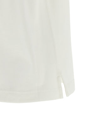 Burberry Weißes Poloshirt aus Baumwolle