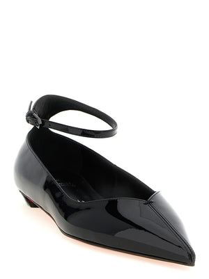 Christian Louboutin Schwarze Ballerinas aus Kalbsleder