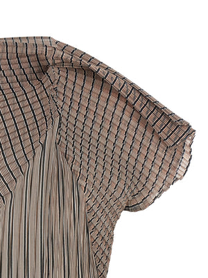 Issey Miyake Braunes Hemd aus Polyester