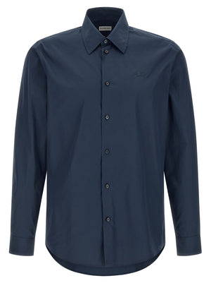 Burberry Blaue Baumwollbluse